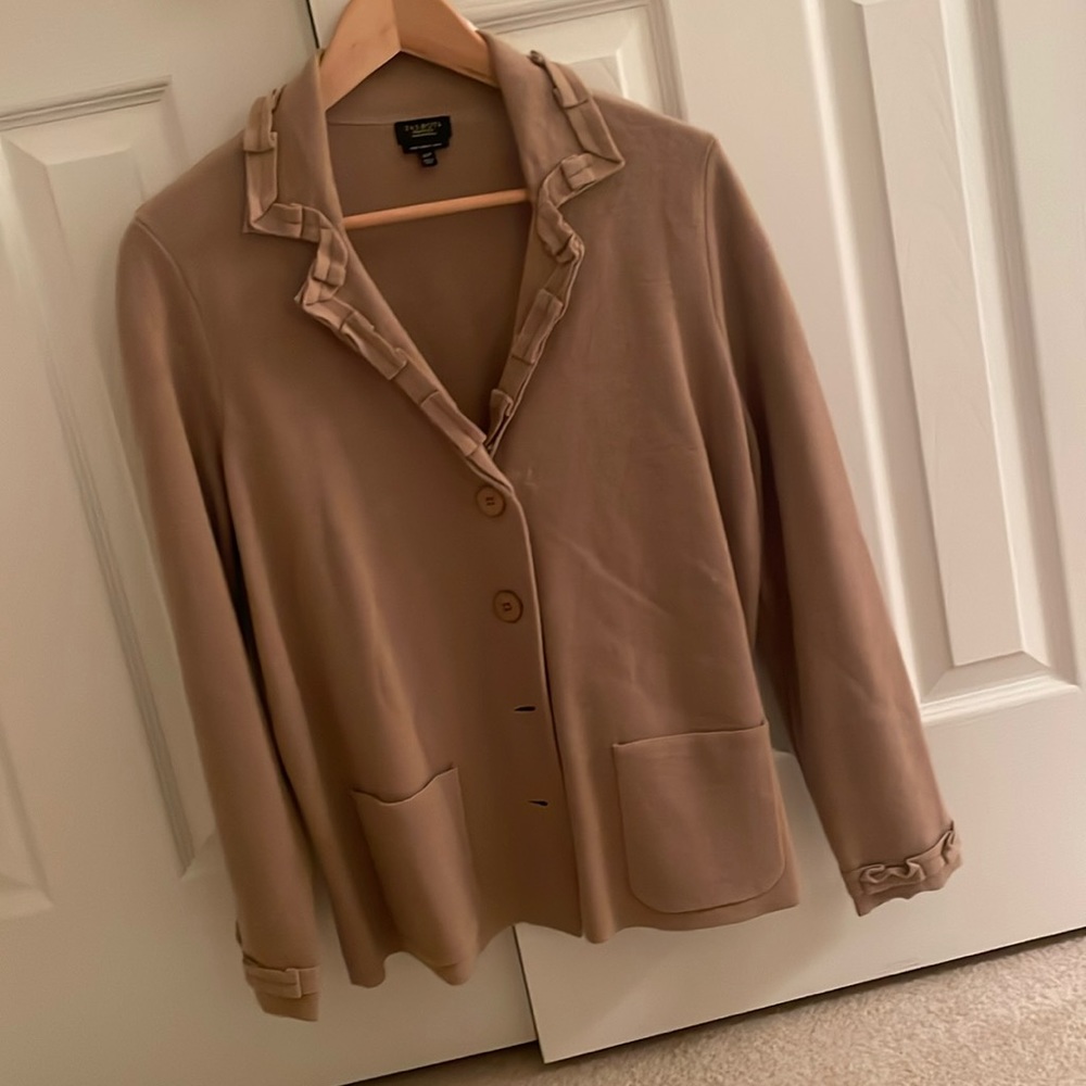 Talbots Cappuccino Sweater Blazer (like New)